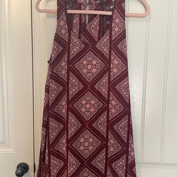 As you Wish Burgandy dress size medium. - Picture 1 of 11